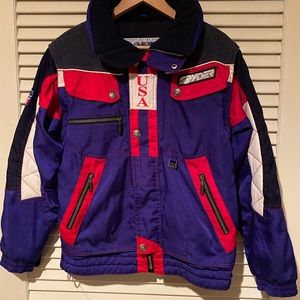 Boys Sz 16 Spyder US Ski Team Jacket & Bibs